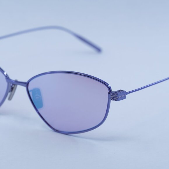 🕶️ New Givenchy GV40059U 84Z Sunglasses - Violet Frame, Purple Lenses - Picture 4 of 11